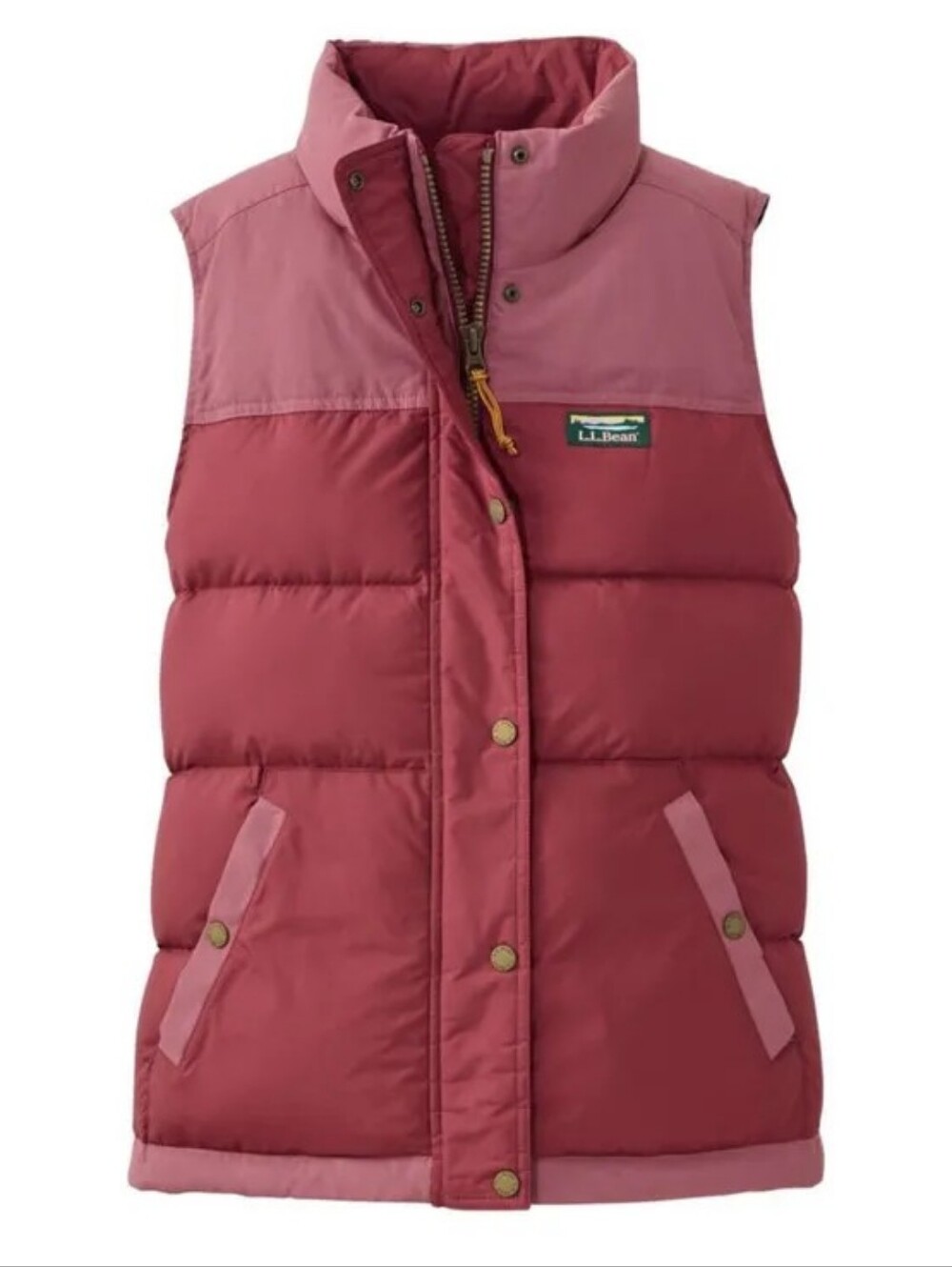 L.l.bean Mountain Classic Colorblock Down Vest